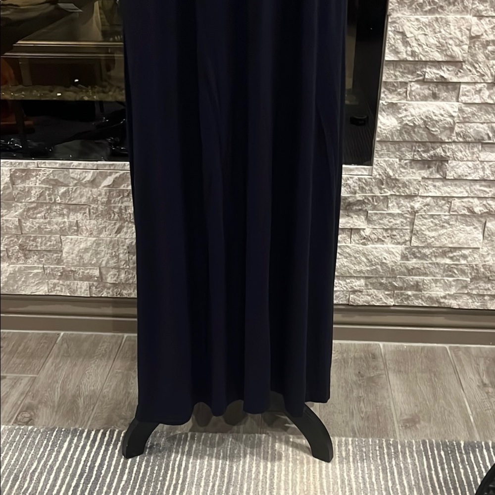 Philosophy Blue V-Neck Short Sleeve Maxi Dress size XL - Picture 4 of 7